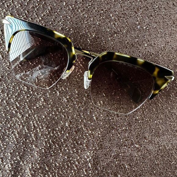 RAG and Bone Sunglasses RNB 1007S size 51 21 brown tortoiseshell Brat Girl NWOT - Picture 13 of 15
